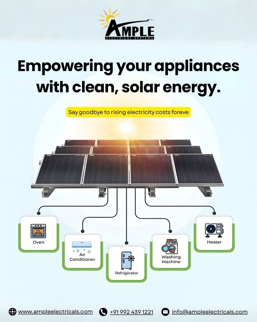 Empowering Your Home: How Solar Energy Fuels Your Daily Appliances