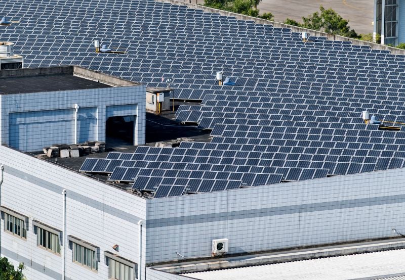 Industrial Solar Rooftop Installation in Vadodara