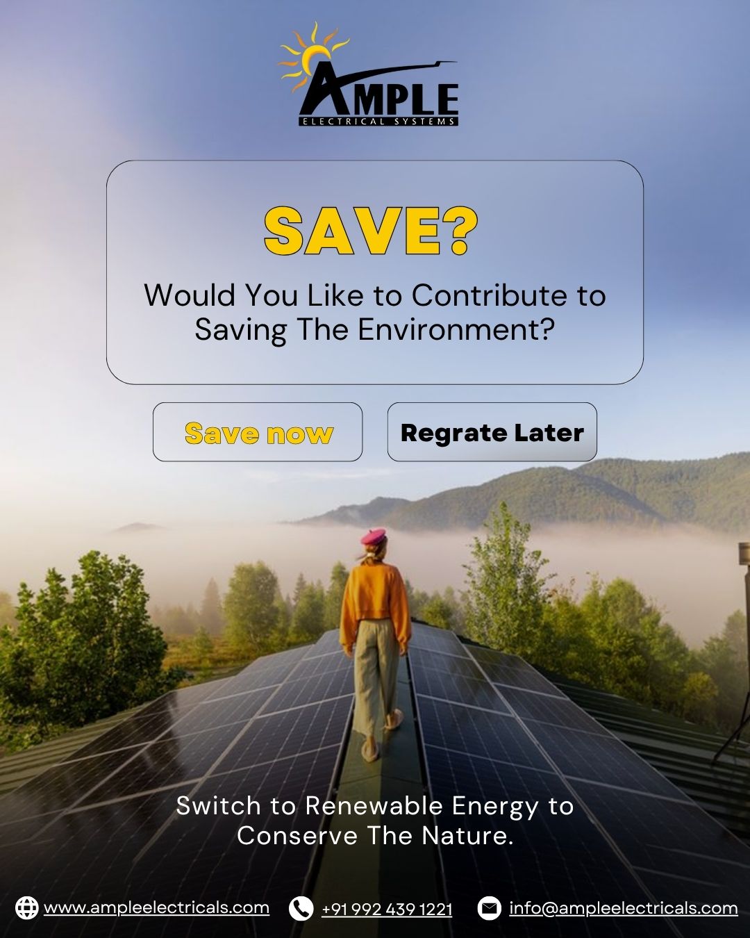 Save the Environment with Renewable Energy: Why Solar Power is the Future