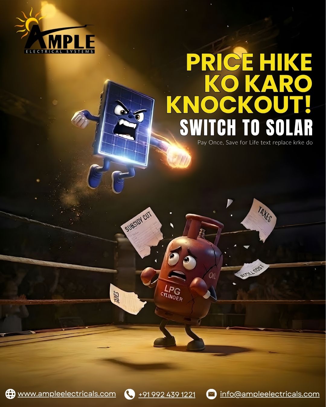 Switch to Solar: Knock Out Rising Energy Costs and Save for Life