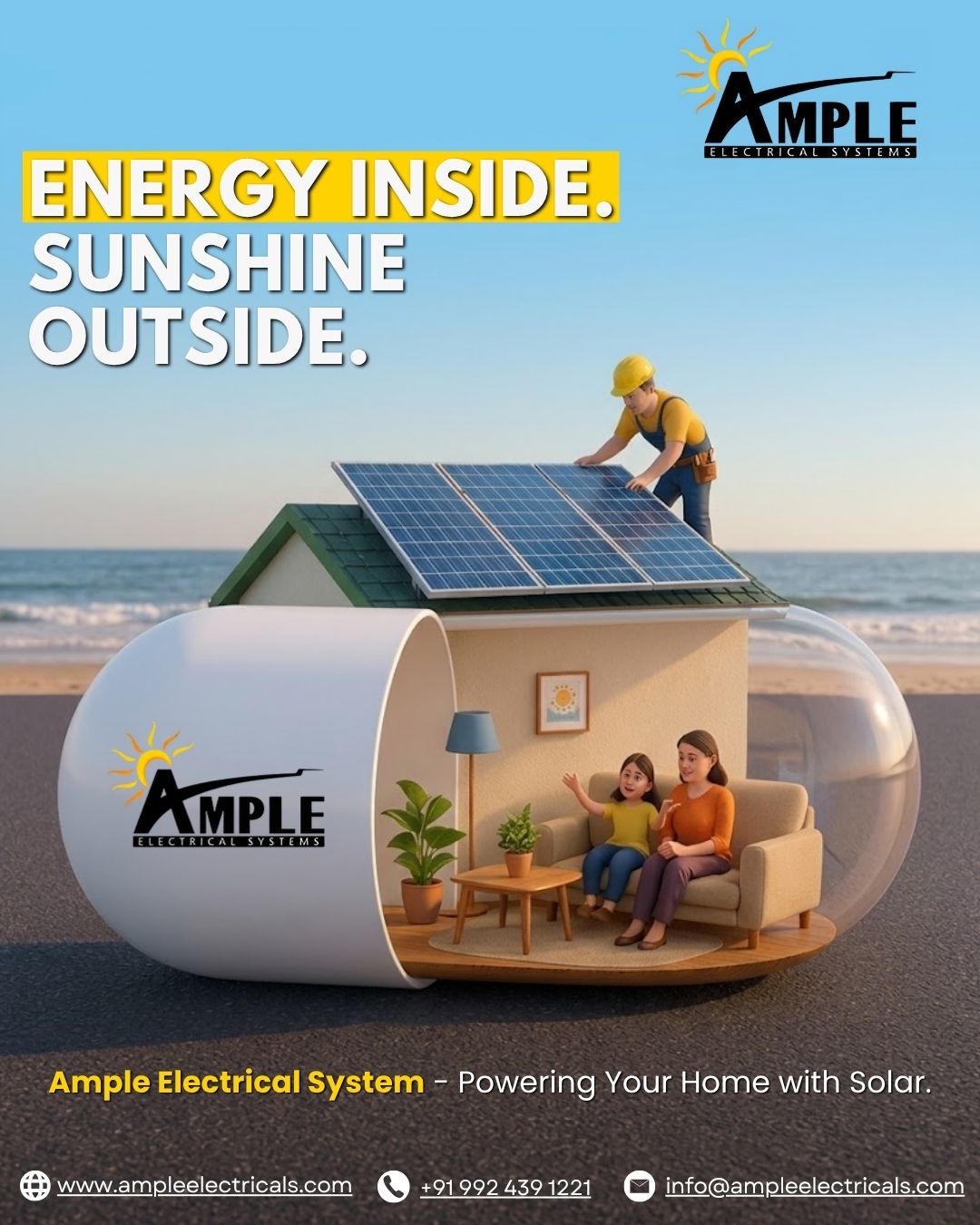 Energy Inside, Sunshine Outside: Powering Your Home with Solar Energy